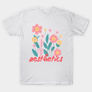 aeshetic flowers T-Shirt